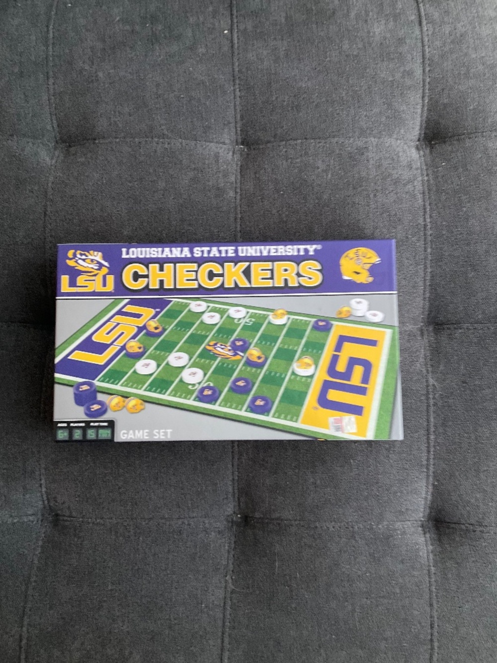 NIB Louisiana State University Checkers Game Set
